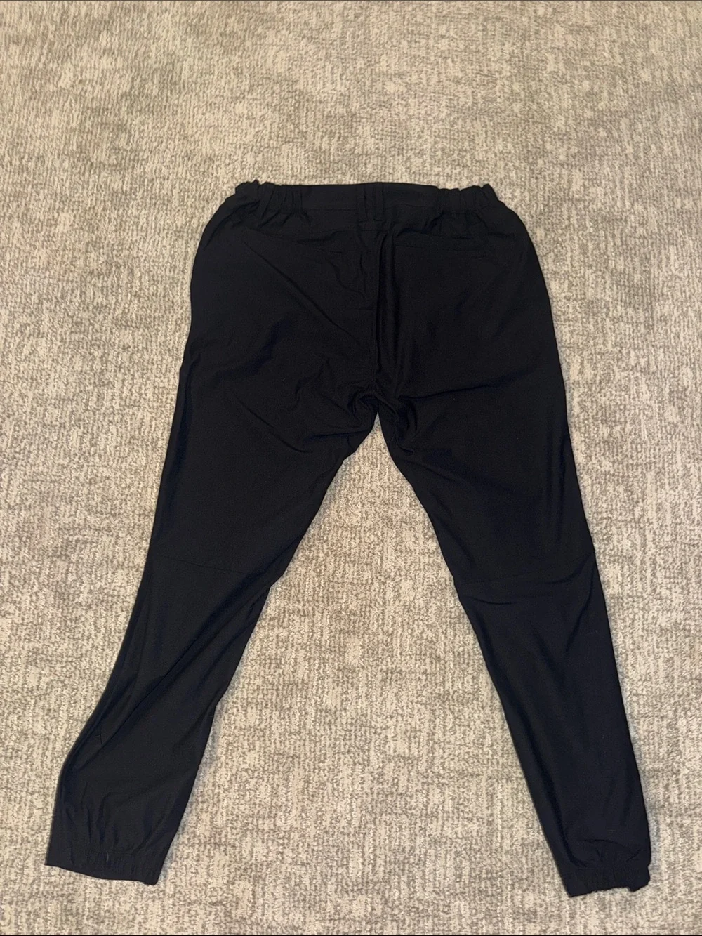 Cuts Clothing Men's Black Stretch Tapered Pants